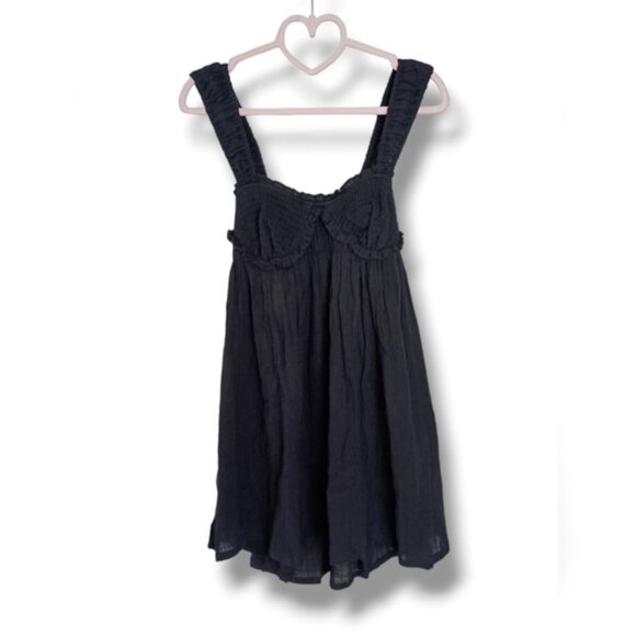 Free People Black Mini Dress - Picture 6 of 7